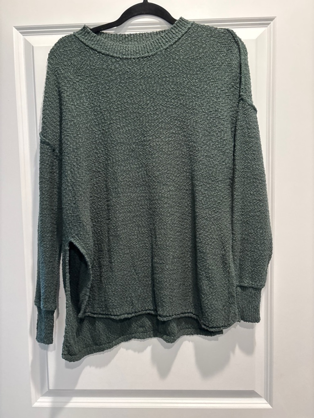 Cozy Oversized Green Women's Sweater